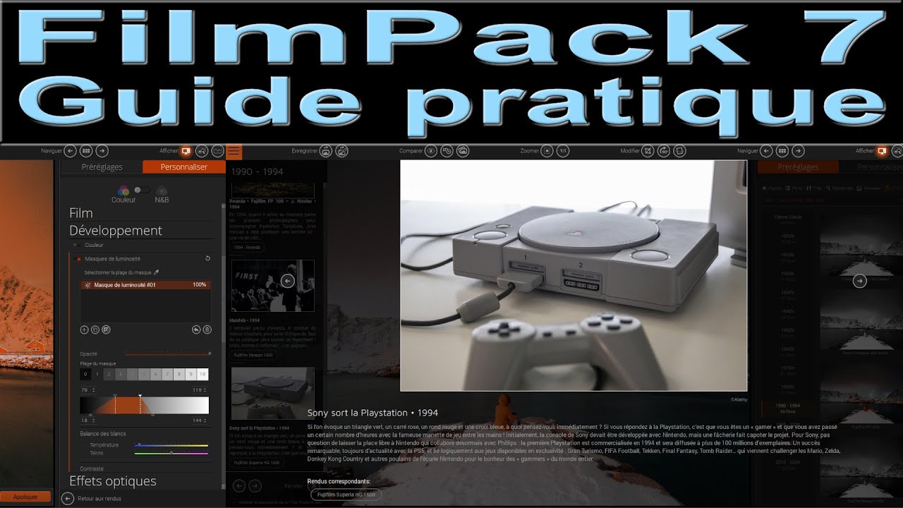 DxO FilmPack 7 Guide Pratique | Tutoriel FilmPack 7