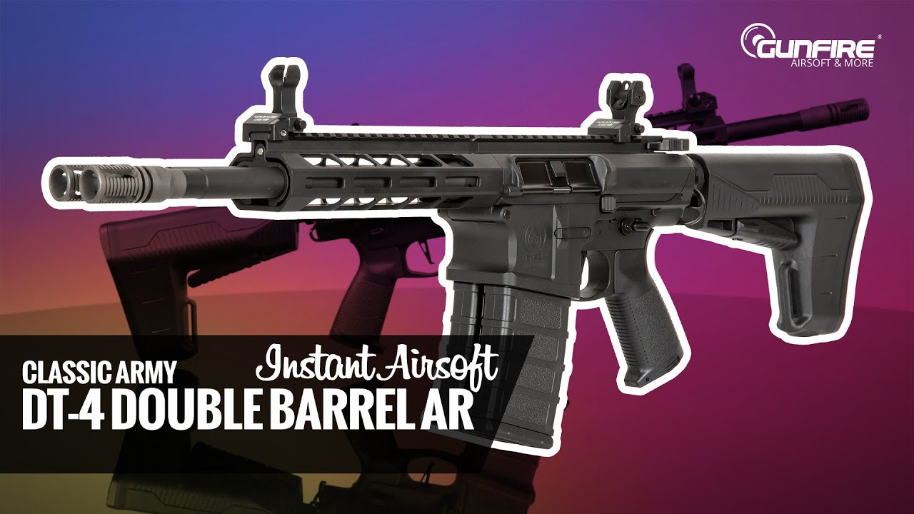 Classic Army DT 4 Double Barrel AR - Instant Airsoft