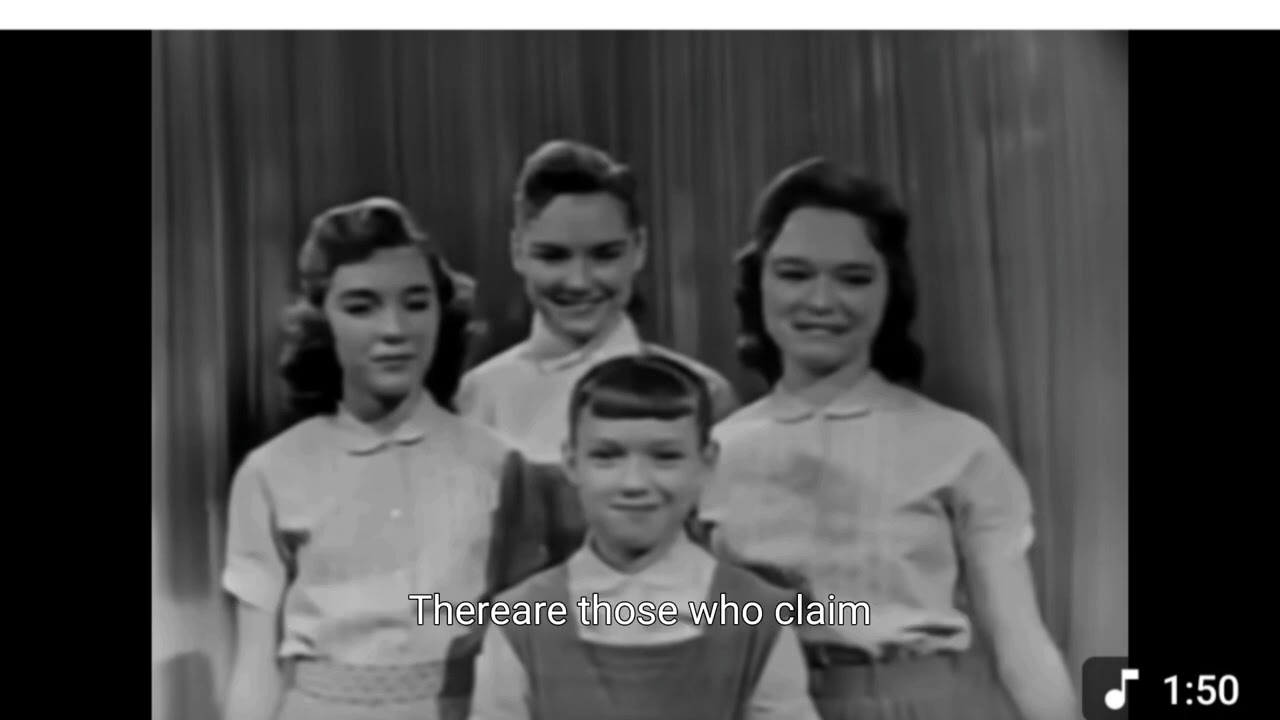 The Lennon Sisters, no one saw them after this performance 😨 #lennonsisters #horror #creepystories