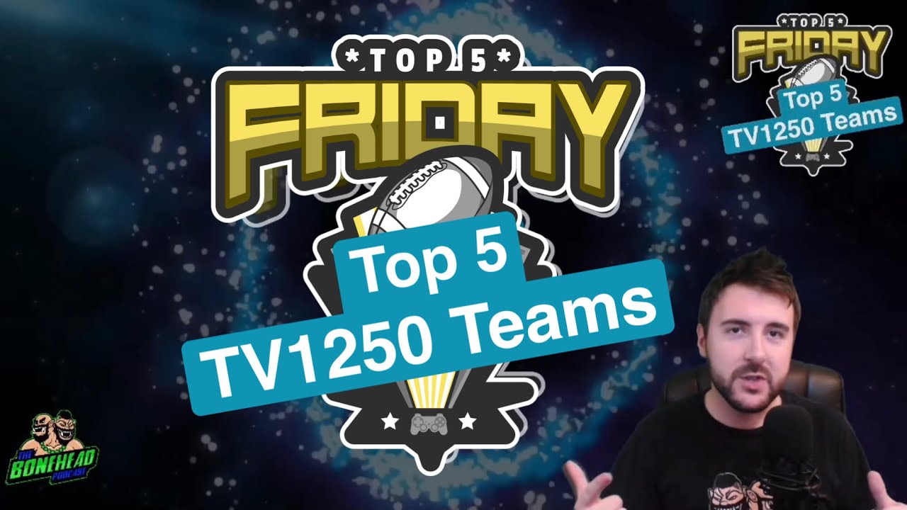 Top 5 TV1250 Blood Bowl Teams - Top 5 Friday (Bonehead Podcast)