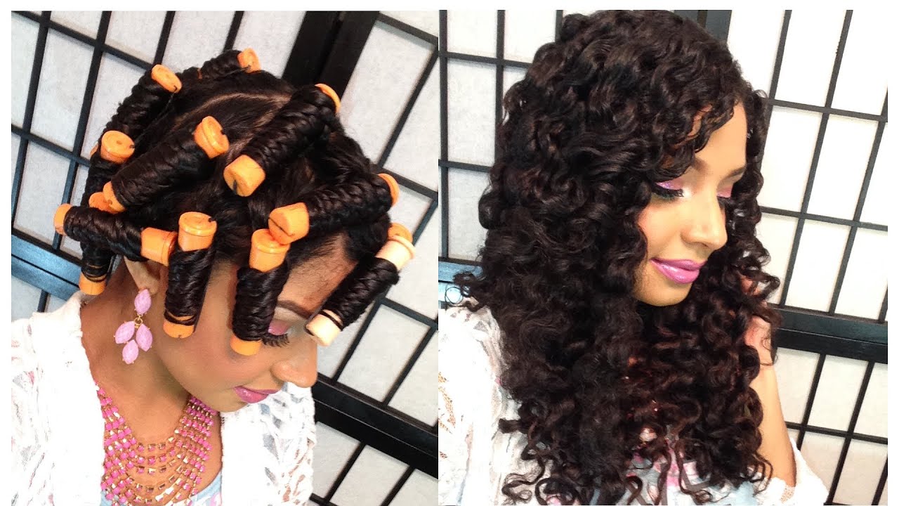 Twist Out Using Perm Rods Tutorial