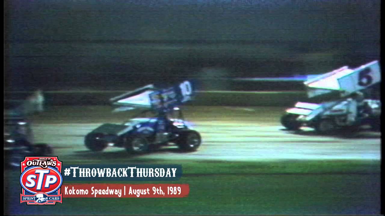 #ThrowbackThursday: World of Outlaws Sprint Cars Kokomo Speedway August 9th, 1989