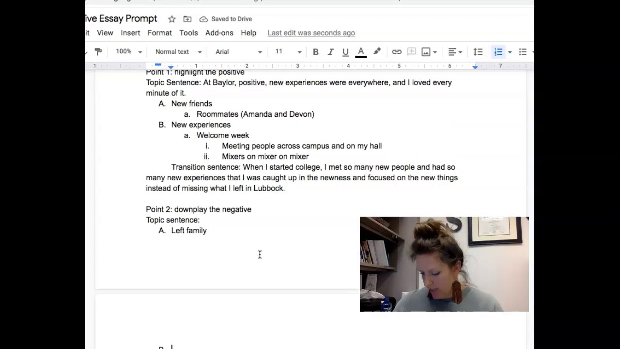 Creating an Outline for Your Narrative Essay Tutorial