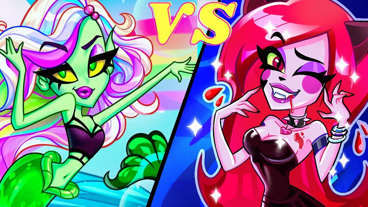 She's Pretending to Be Popular COPYING ME || Mermaid vs Vampire by Teen-Z Life
