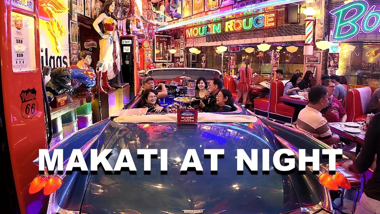 Makati Nightlife: Burgos Street Filling Station Manila Philippines 🇵🇭