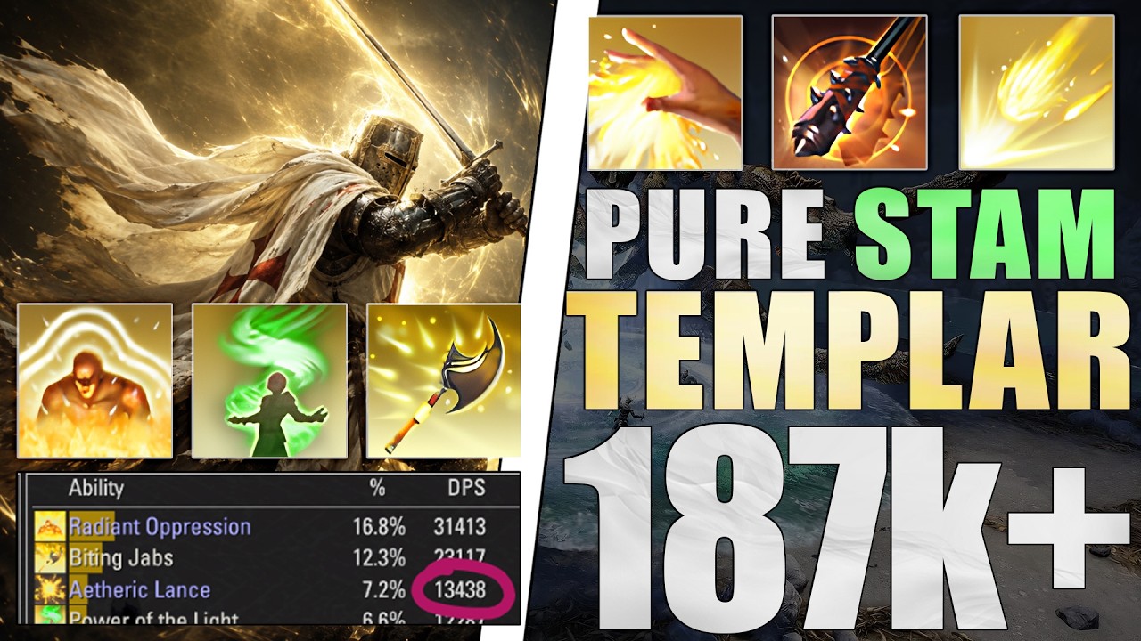 ☀️ 187k+ Pure Templar DPS Build「U50」