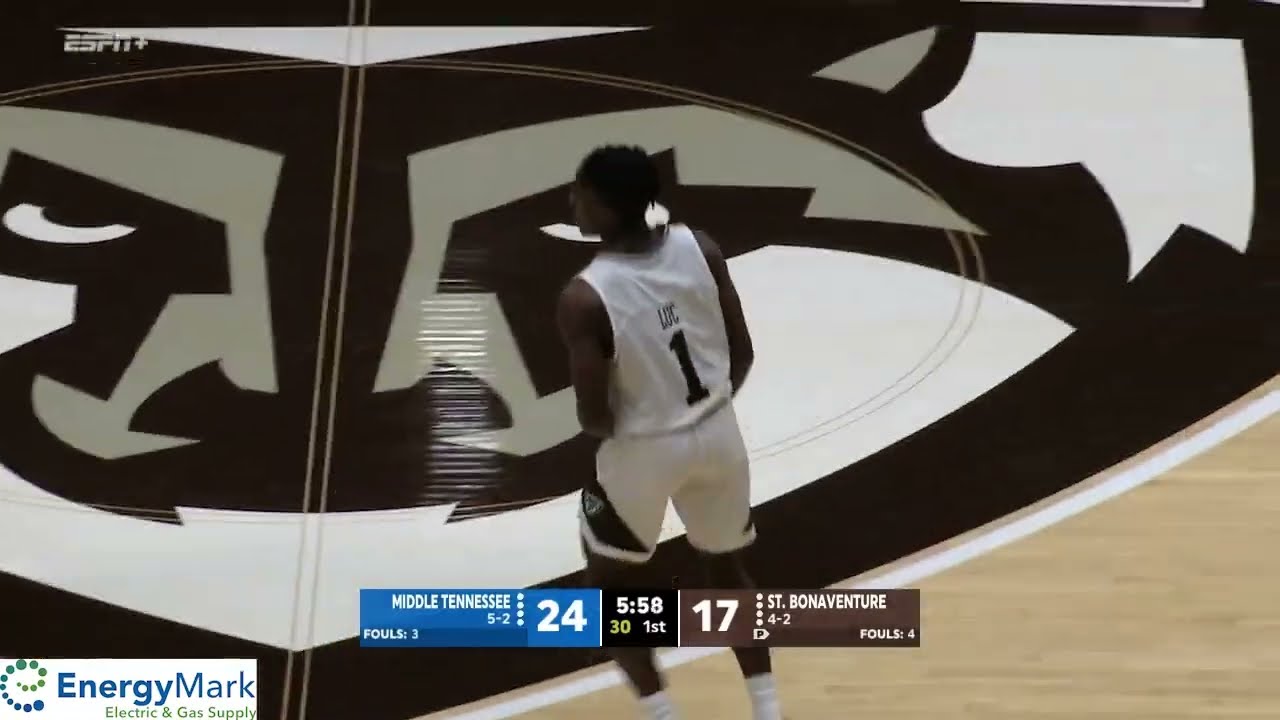 MBB | St. Bonaventure 71, MTSU 64 (11/30/22)