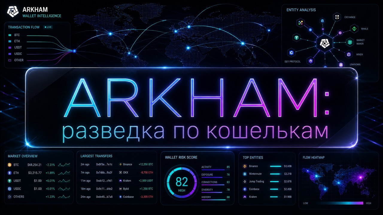 Arkham Intelligence: зачем крипторынку анализ кошельков, ончейн разведка и приватность  обзор review