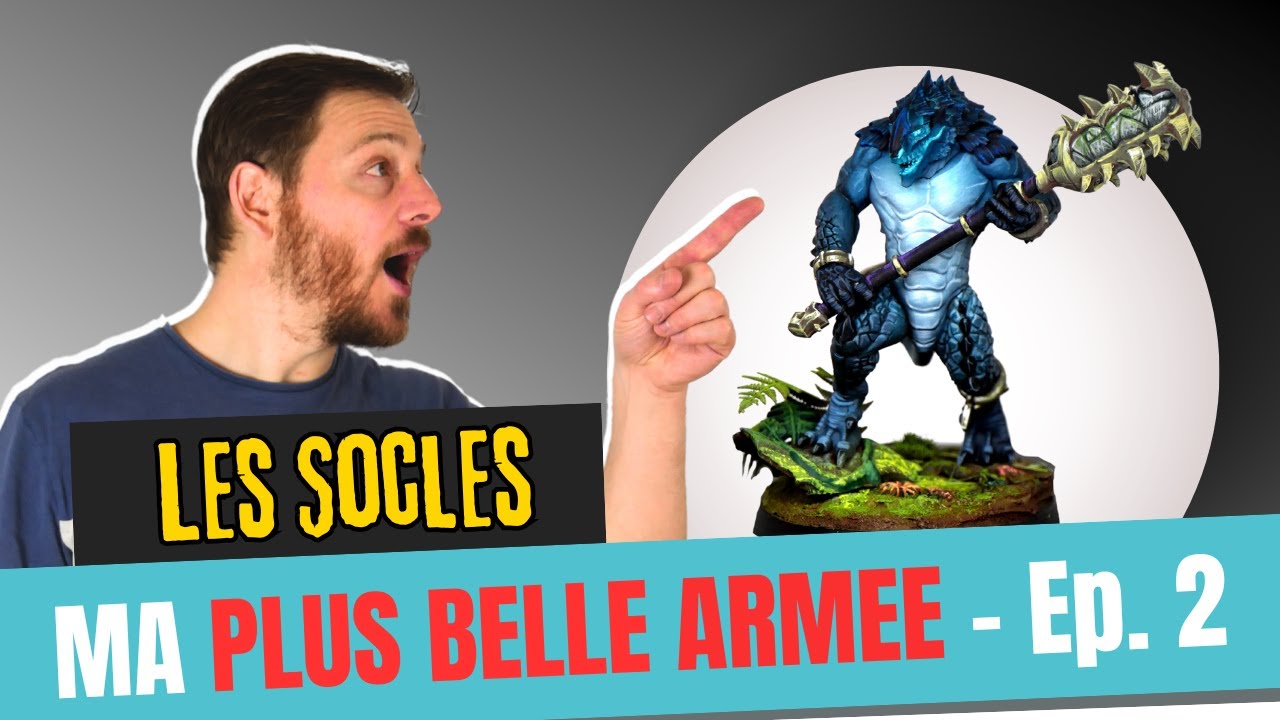 Je peins ma plus belle armée : le socle - Road to V4 AoS - Apprendre la peinture sur figurine