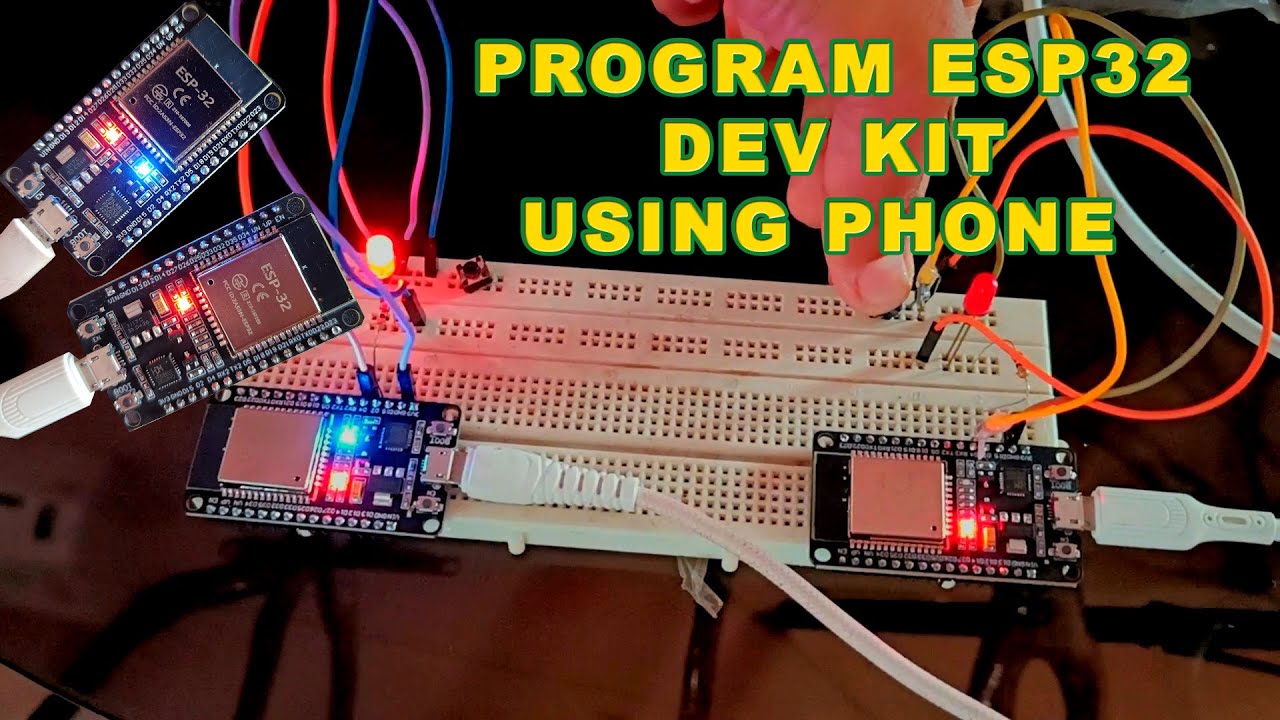 Program ESP32 Dev Kit V1 Using Android Phone! | ArduinoDroid Full Setup & Test (No PC Needed!)