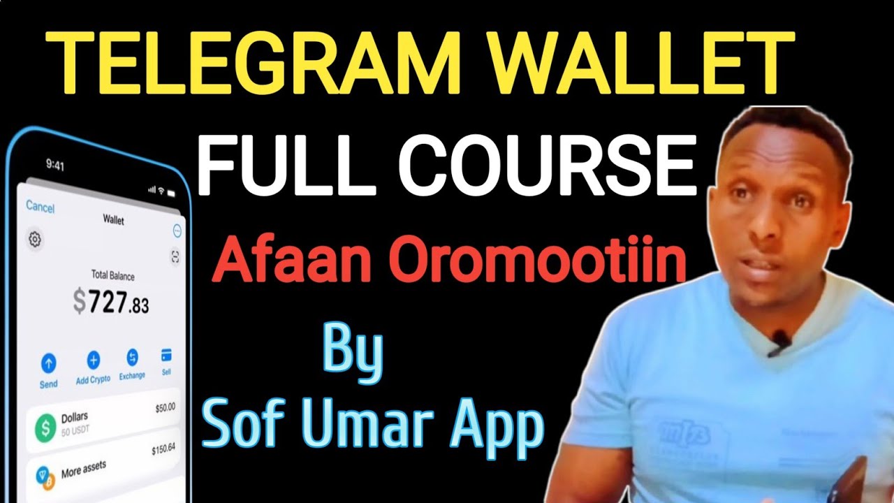 Akkata Telegram Wallet Banatani Fi Itti Fayyadama Isaa | Telegram Wallet Full Course |