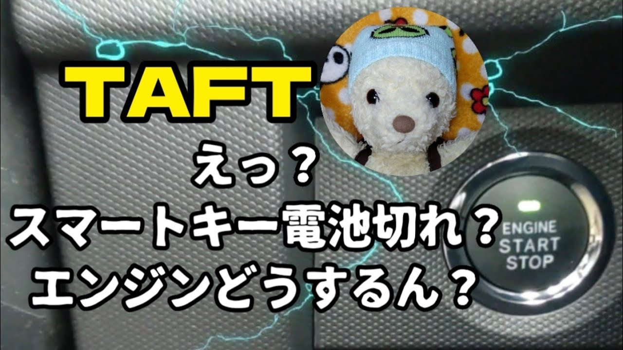 【タフト】クマが起動！ スマートキー電池切れでもエンジンをかける方法。🐻73話