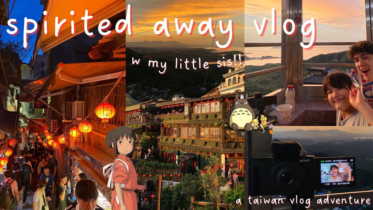 spirited away vlog!! (ft. my cute little sis)