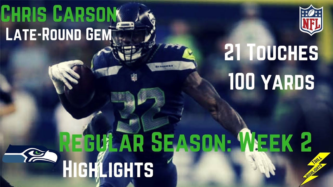 Chris Carson Week 2 Regular Season Highlights Seals The Win | 9/17/2017