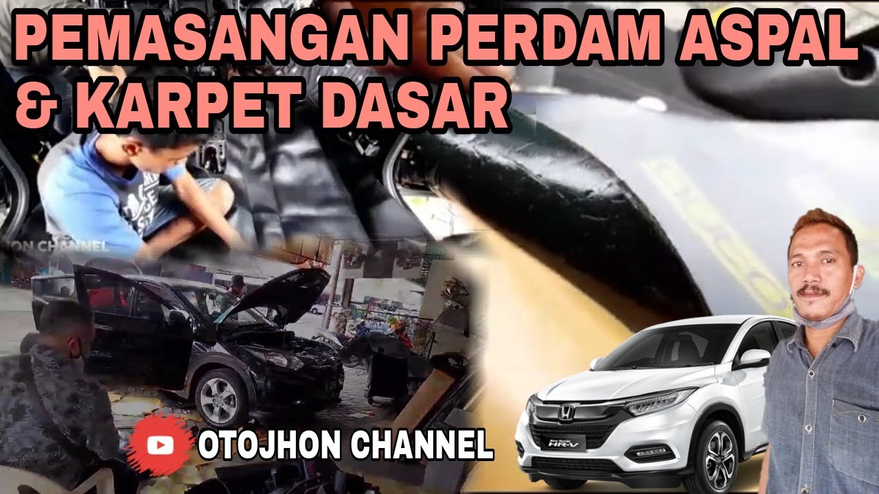 peredam suara aspal#karpet dasar#HRV#tutorial