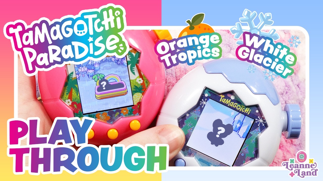 ПЕРВОЕ прохождение! Tamagotchi Paradise: White Glacier и Orange Tropics #tamagotchiparadise #tama...