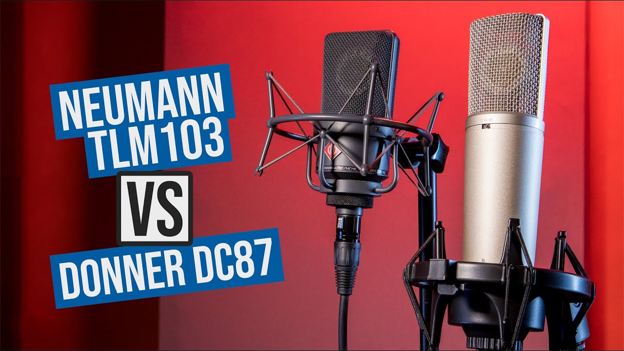 Microfono Neumann TLM103 vs Donner DC87 (€1250 vs €120) | Come Suona