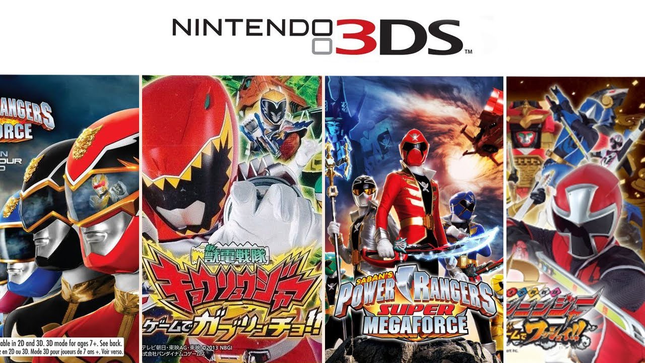 Power Rangers & Super Sentai Games for 3DS