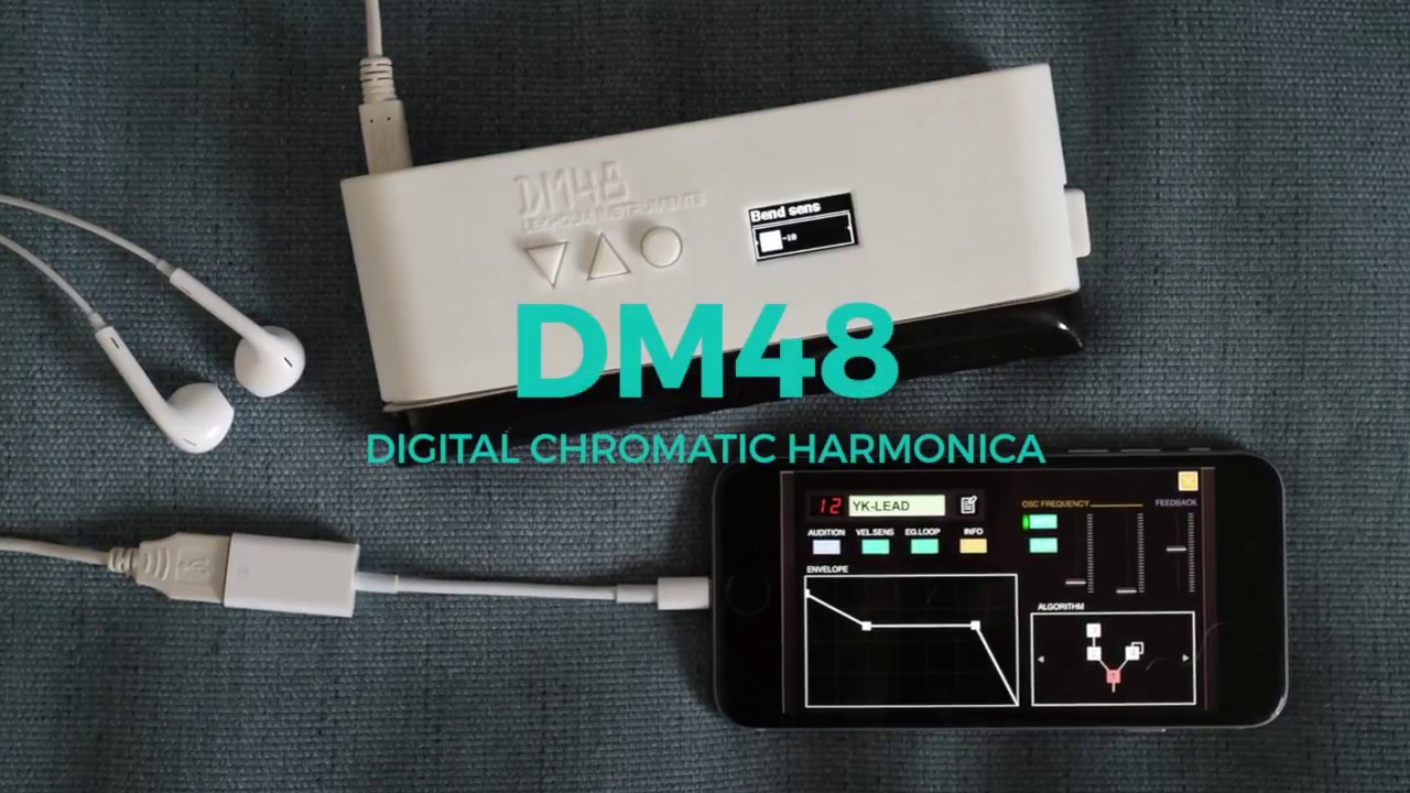 DM48 Digital Chromatic Harmonica iOS demo