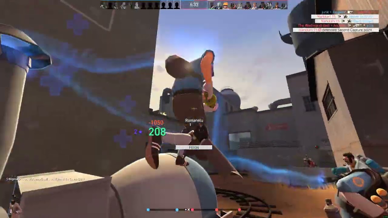 Playing tf2 and trying to be good
