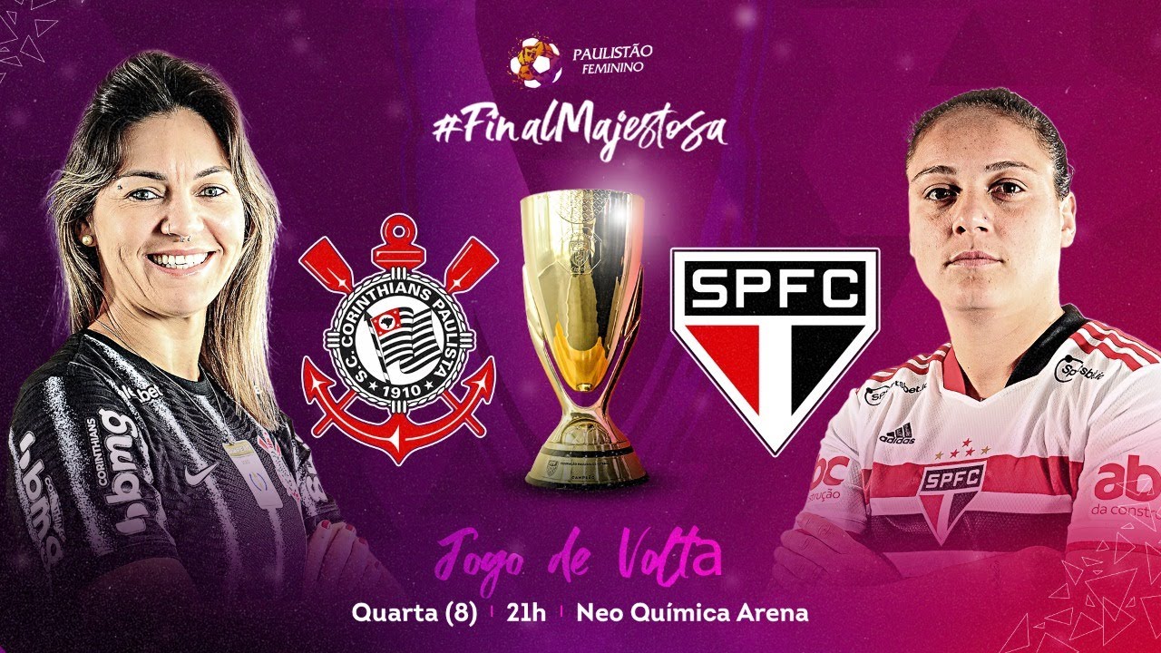 Corinthians x São Paulo AO VIVO - Paulistão Feminino