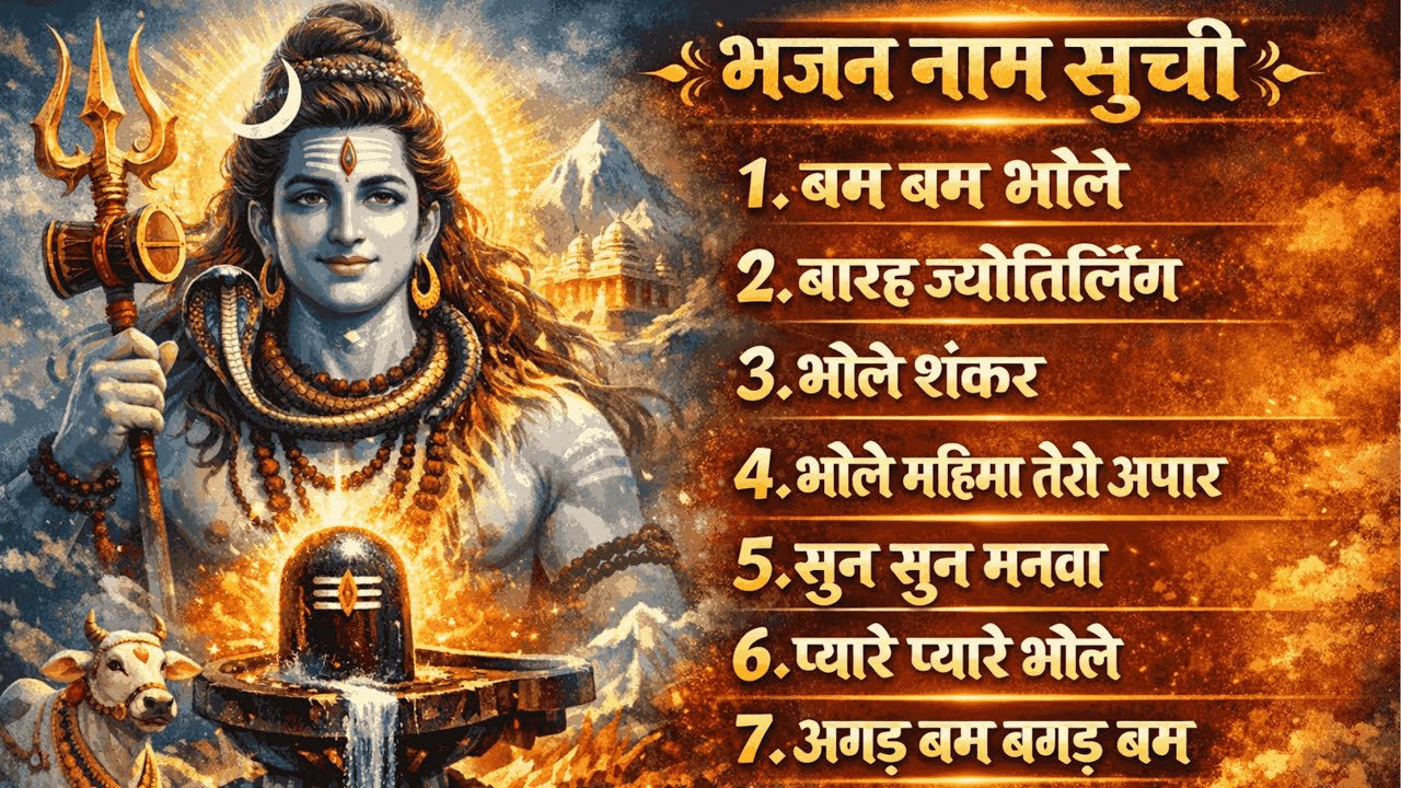 Bam Bam Bhole | Barah Jyotirling | Bhole Shankar | Agad Bam Bagad Bam | All in One Shiv Bhajan