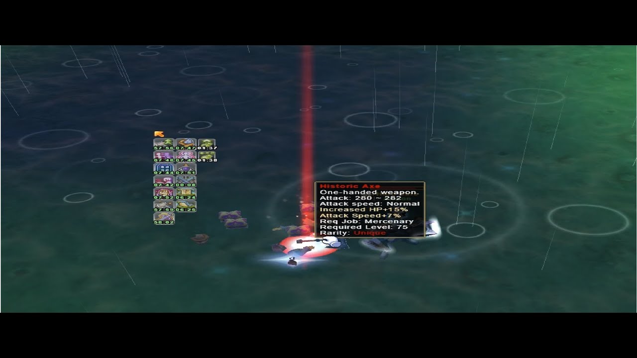 Flyff Universe - Blade level 75, Boss hunting Syliaca and getting Unique drop.