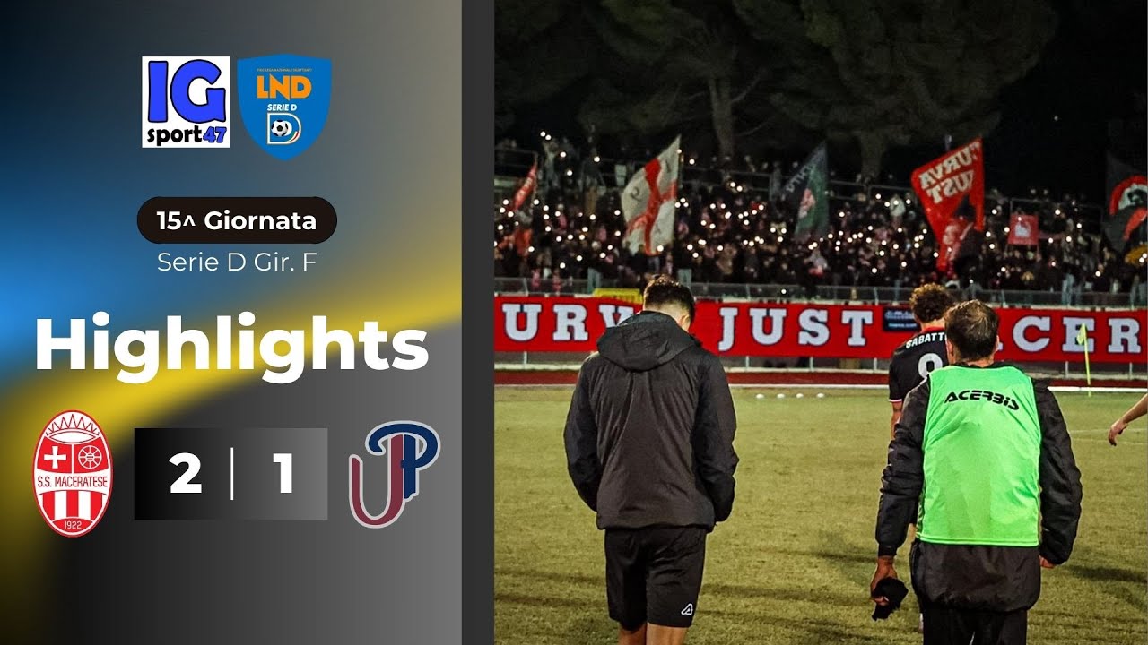 Maceratese-UniPomezia 2-1 (Serie D Gir. F)