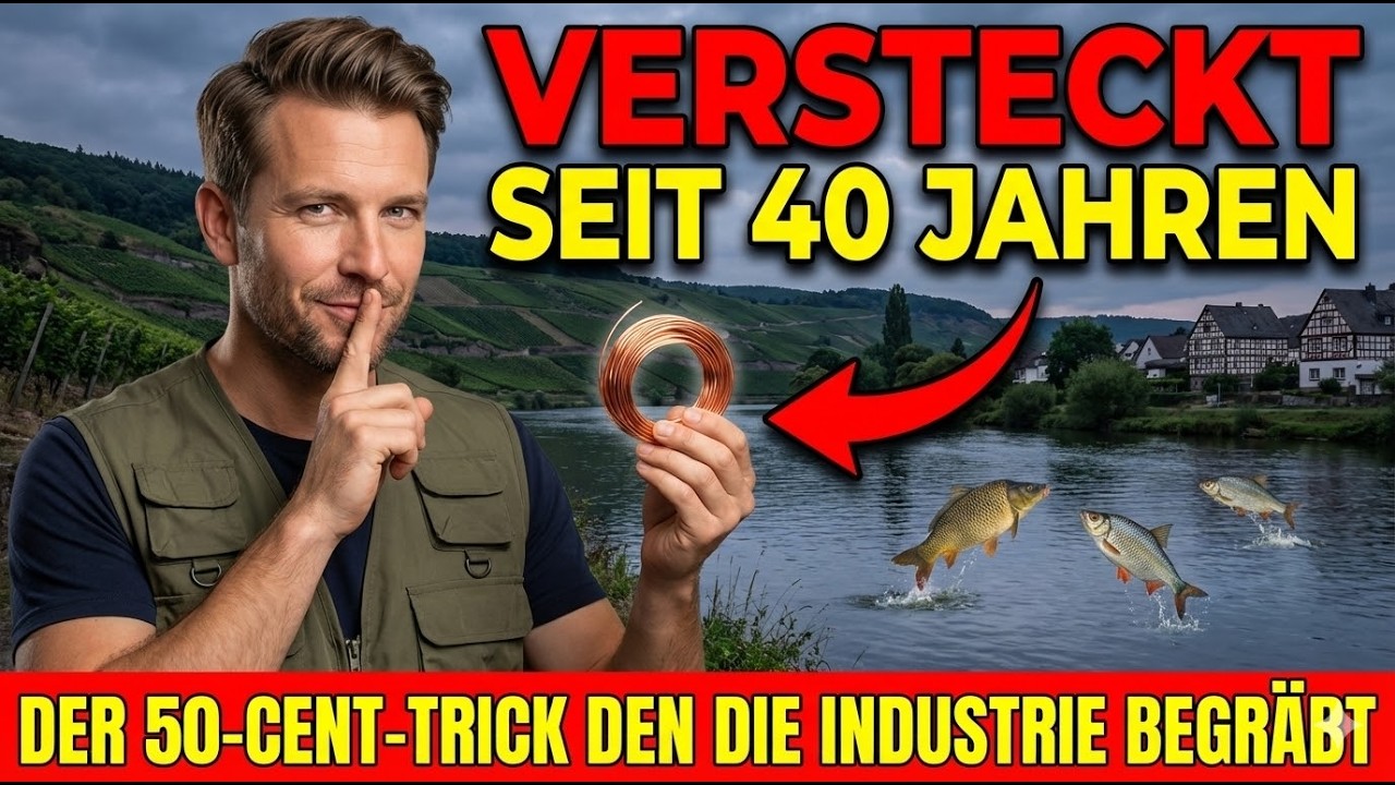 Warum Kupferdraht Fische aus 5 Metern anzieht — Die Wissenschaft die NIEMAND zeigt