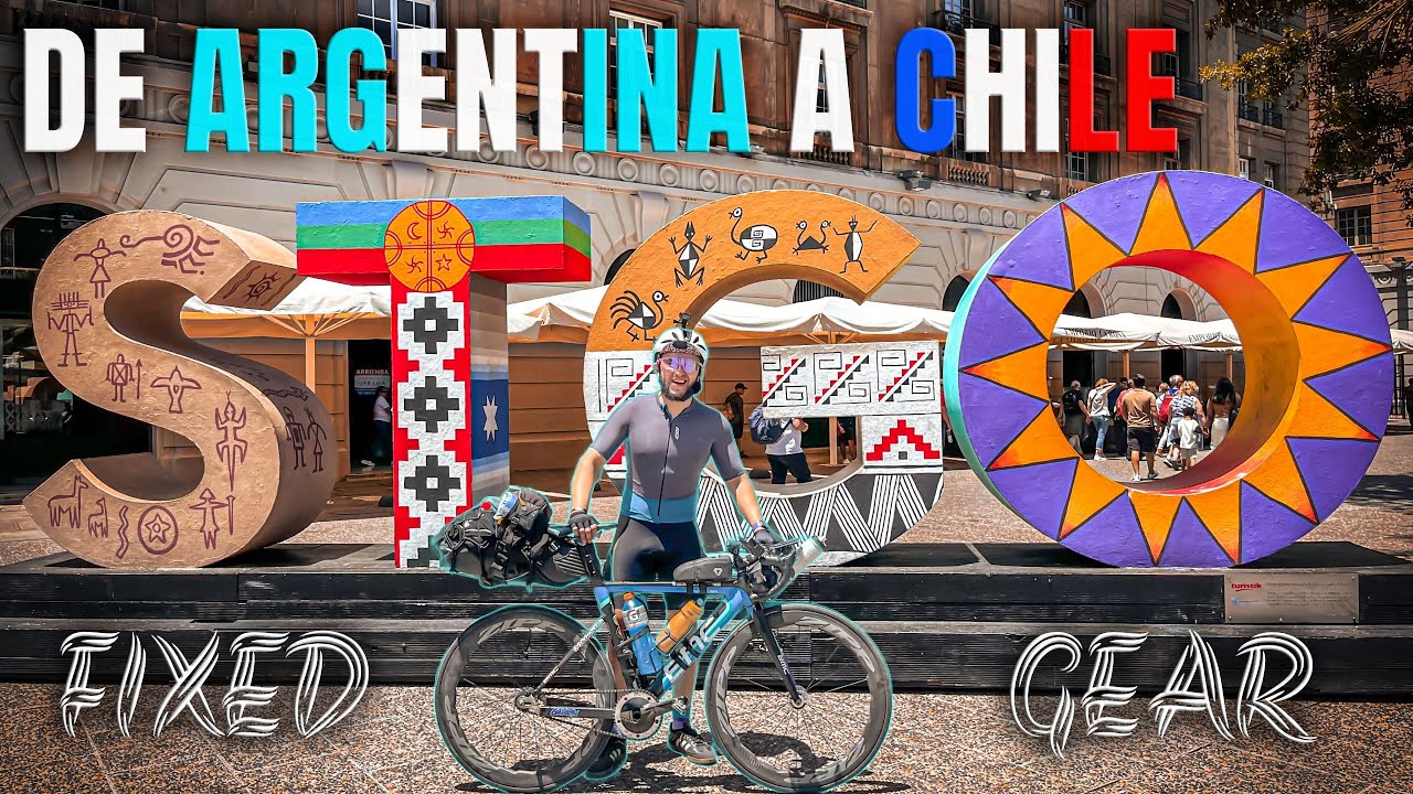 Crucé la ruta MAS PELIGROSA de chile en una bici sin frenos |Atravesando la frontera Argentina/Chile