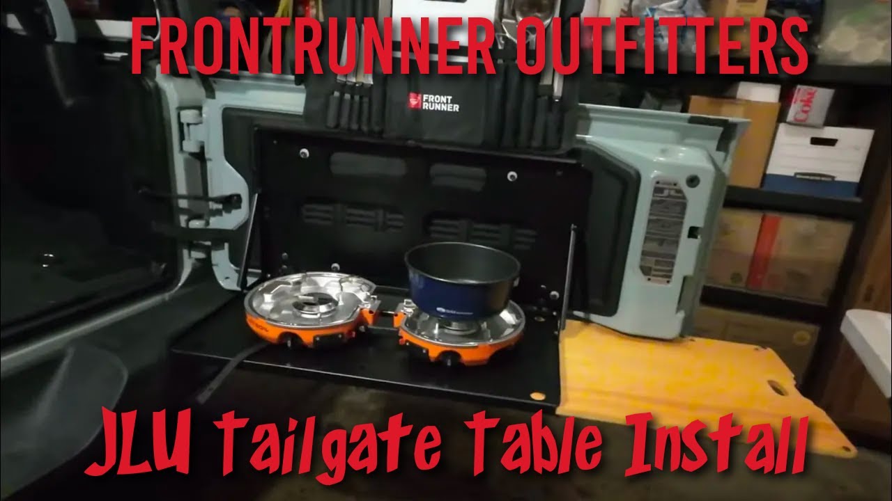 Elevating the Overland Experience: Installing a Frontrunner Tailgate Table on the JLU Jeep Wrangler