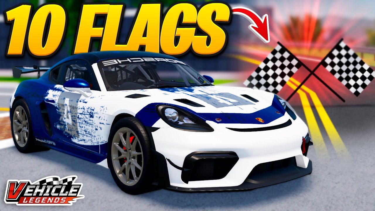 Все 10 местоположений флагов в событии Porsche Vehicle Legends Roblox!