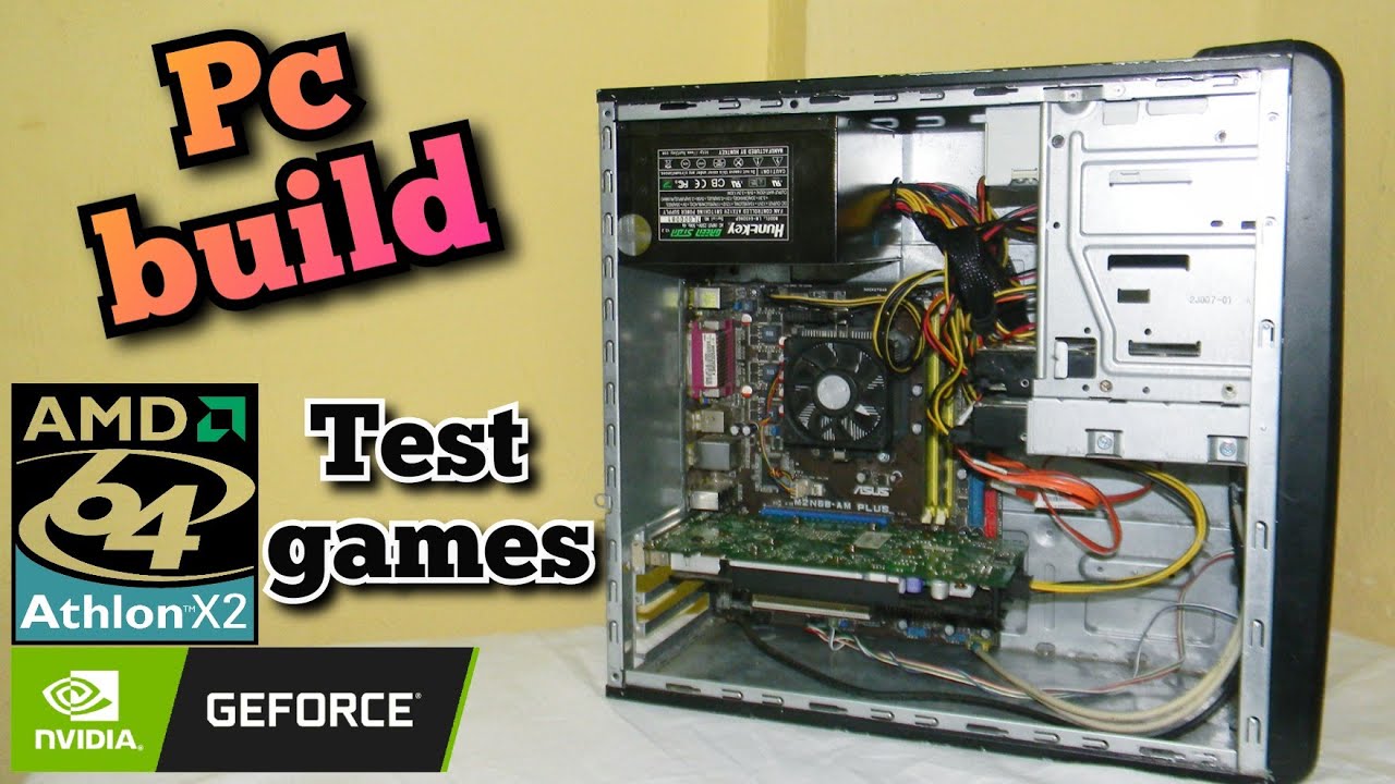 Pc build Amd Athlon 64 x2 | Geforce 8800 gt | test games in 2022