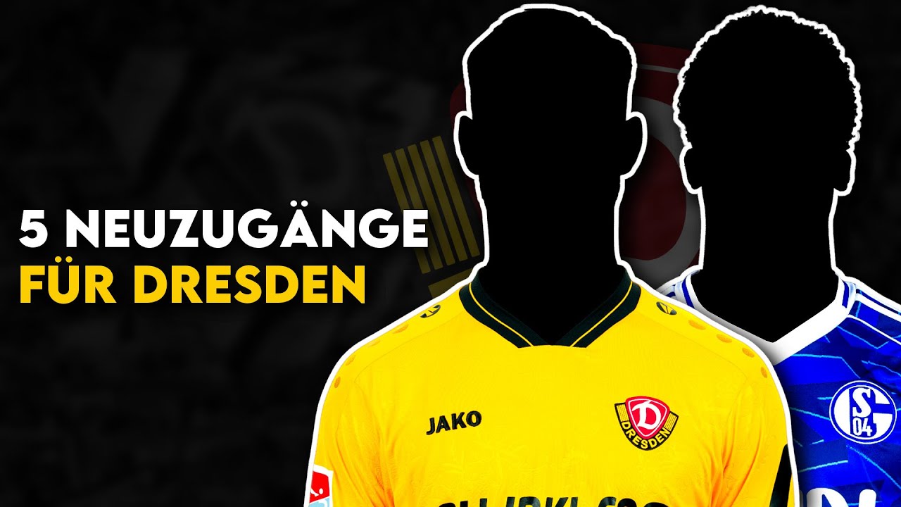 Dynamo Dresden: 5 Transfers f&uuml;r den Klassenerhalt in der 2. Bundesliga!