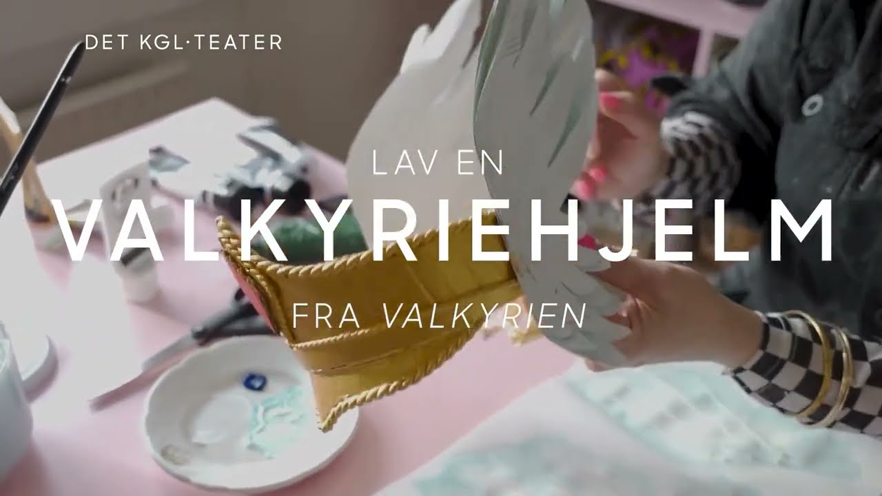 Teaterrekvisitter // Lav din egen valkyriehjelm