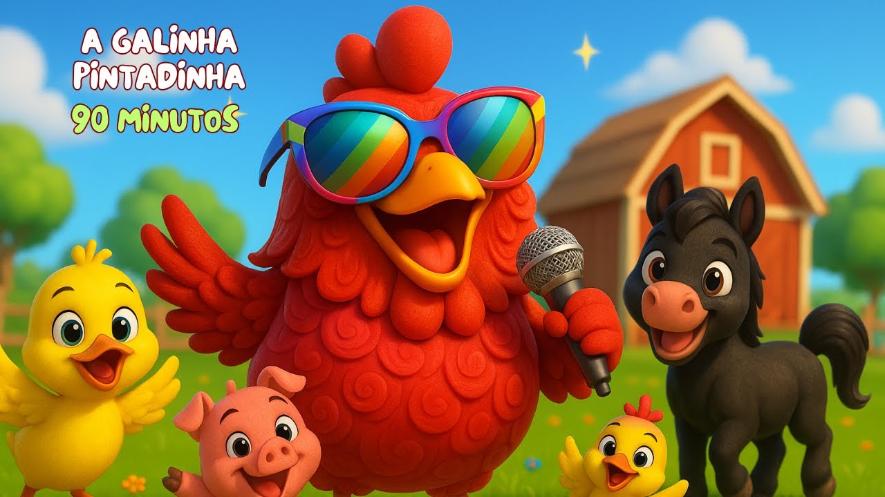A Galinha Pintadinha e os Bichinhos da Fazenda | Músicas Infantis | Compilação  | Turma da Gabi