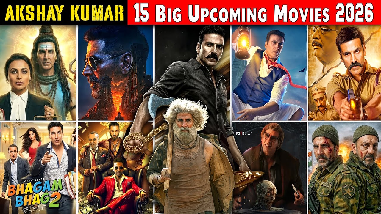 Akshay Kumar 15 BIG Upcoming Movies 2026-2027 🎬 | Bollywood Blockbusters | Akki Future Films List.