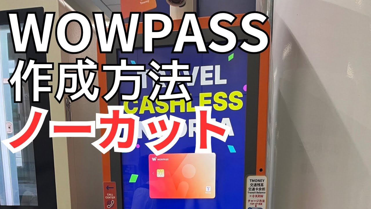 韓国/WOWPASS作成ノーカット映像👍ソウル