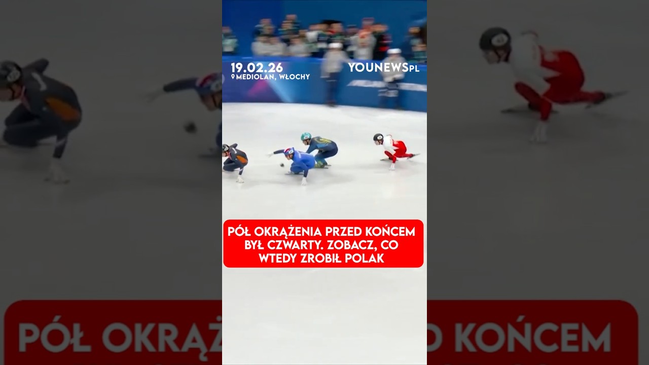 P&oacute;ł okrążenia przed końcem był czwarty. Zobacz, co wtedy zrobił Polak (19.02)