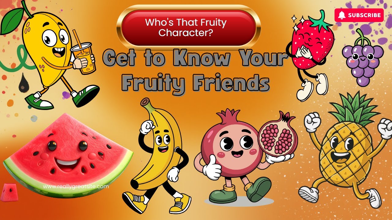 Guess & Spell Fruits With Us! 🍉🍓 Best Learning Game for Kids