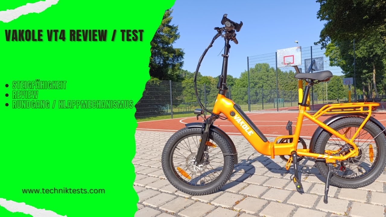 Vakole VT4 Review / Test - leichtes E-Klapprad mit Toller Ausstattung