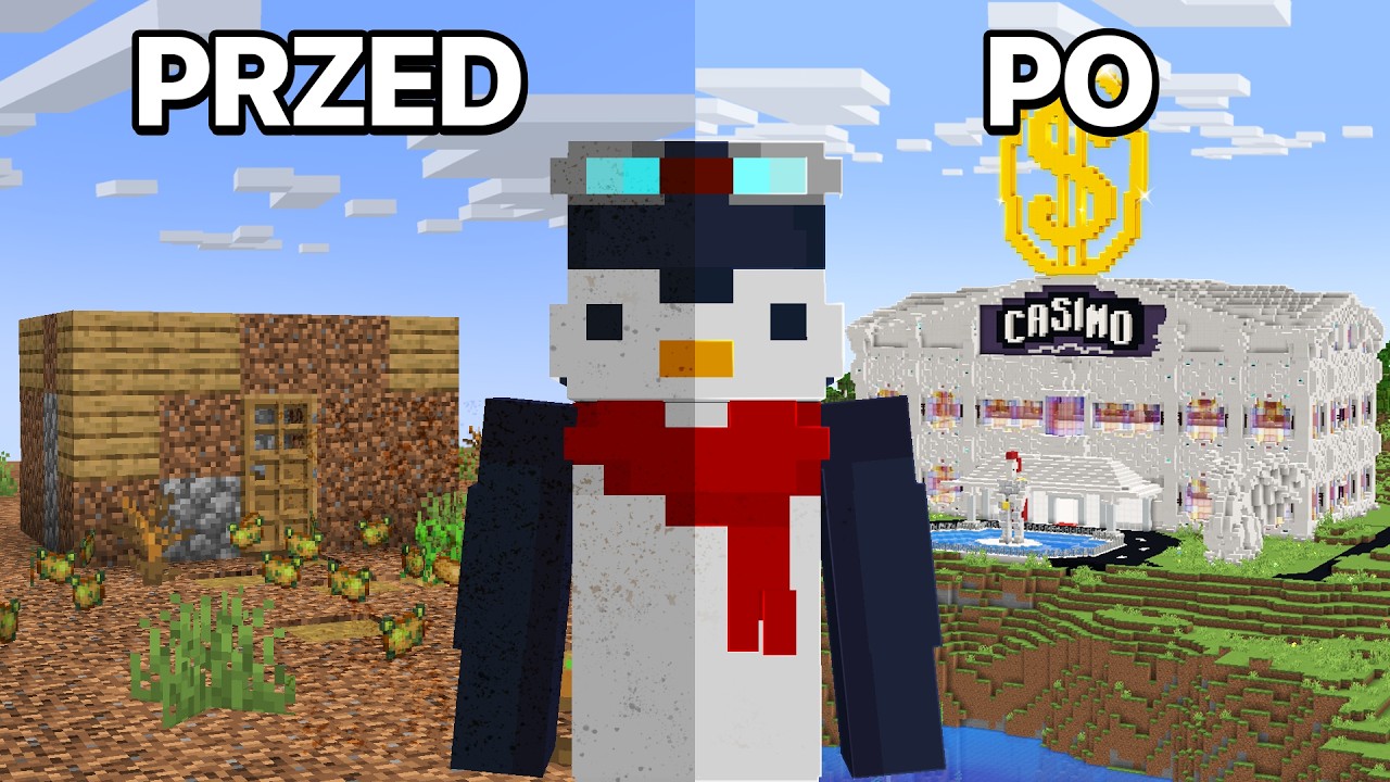 Jak STWORZYŁEM WŁASNE KASYNO w MINECRAFT...