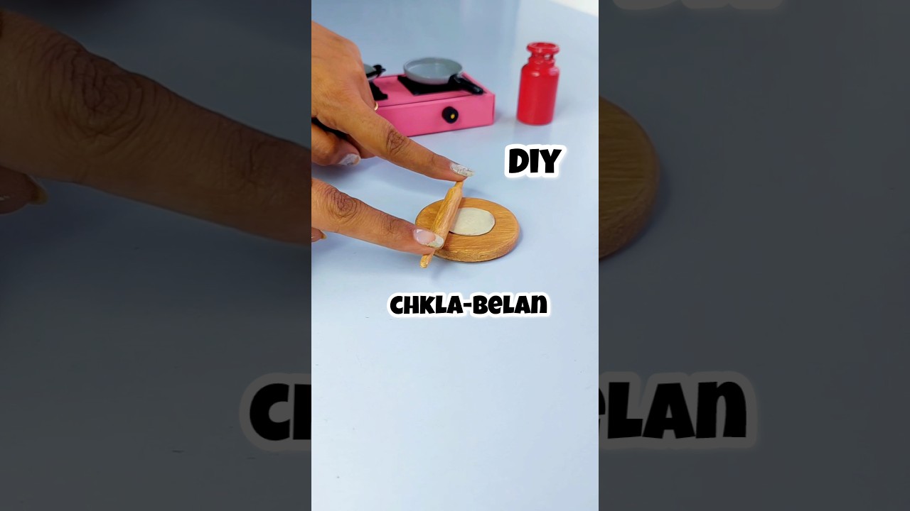 Miniature Chakla Belan | Kitchen set PART-3 #kitchenset #diy #craft #kitchen