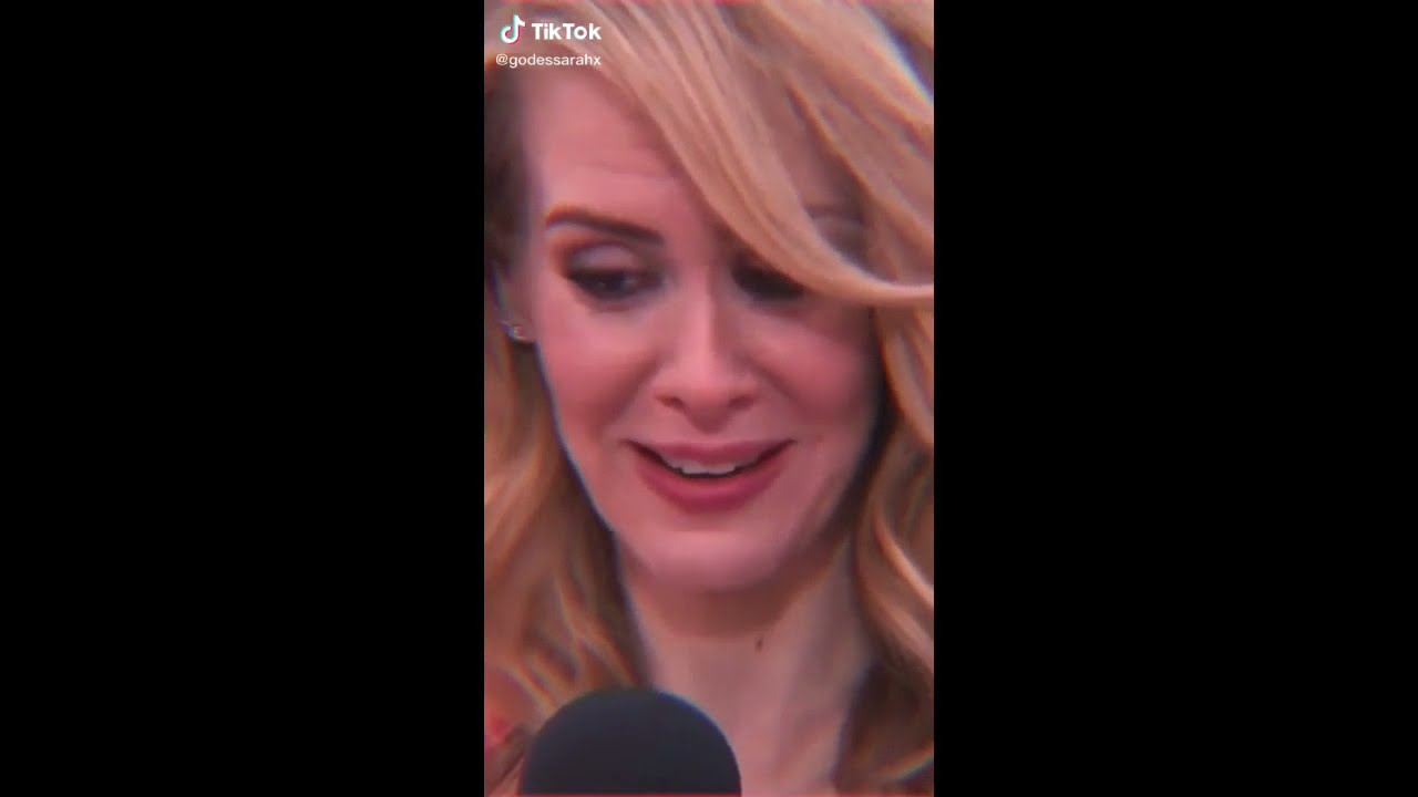 My Favorite Sarah Paulson TikToks! Flash Warning