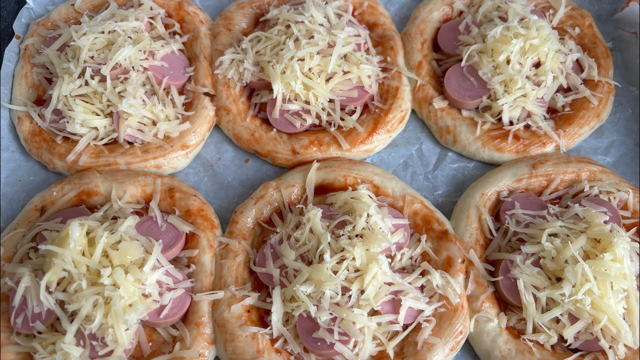 🍕 Мини пицца. Үйде оңай, арзан, балаларға керемет. Үйде пицца жасаудың ең оңай жолы