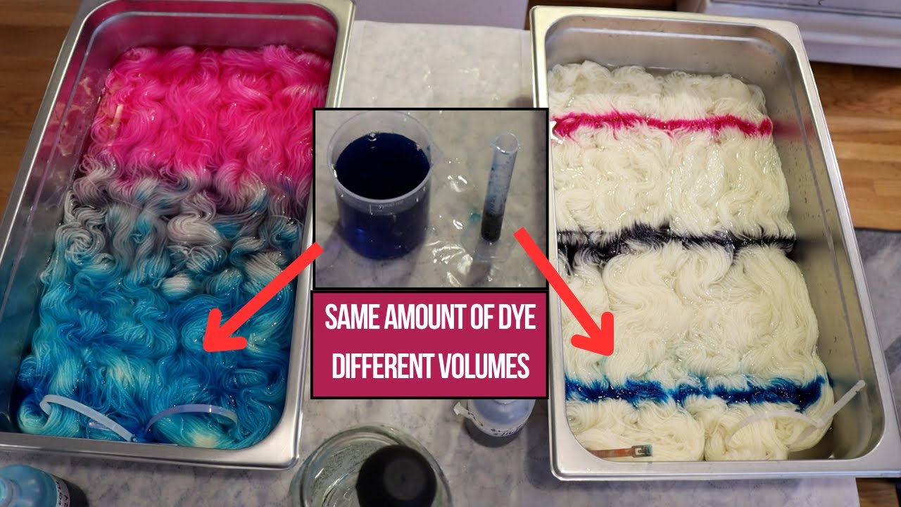 When Dye Volume Matters - Diluting Your Dyes to Spread Out the Colors (Dyepot Weekly 536)