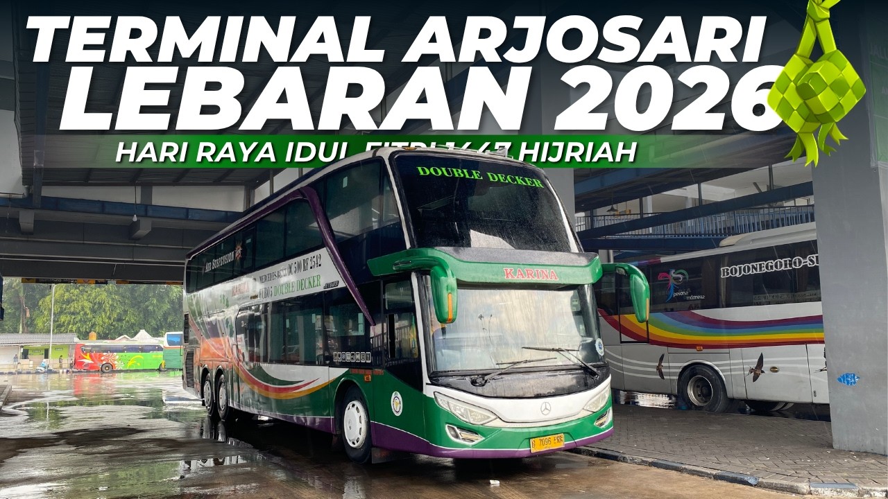 Terminal Arjosari dengan kesibukannya || Mudik Lebaran 2026 / 1447 H