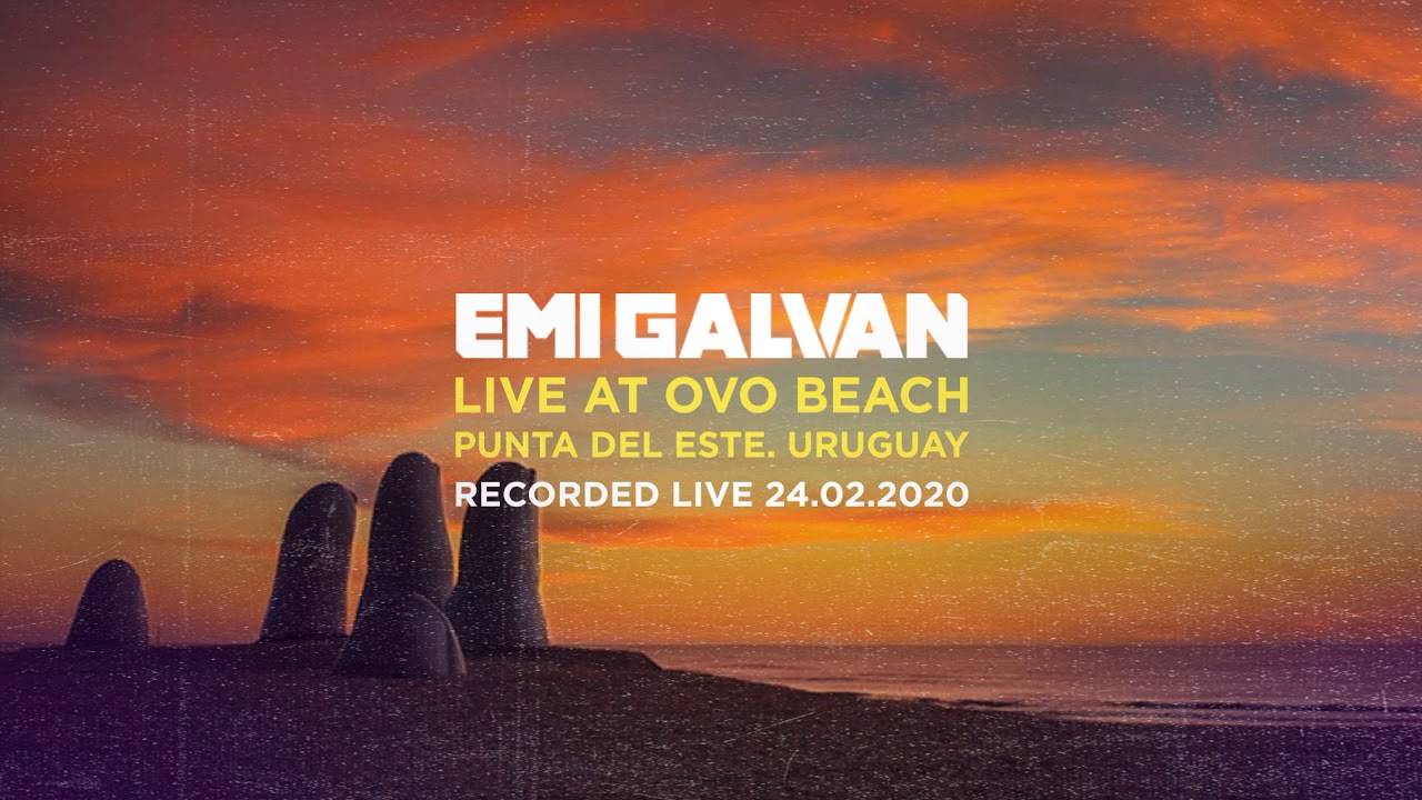 Emi Galvan @ Live Sunset Session at Ovo Beach Punta del Este Uruguay