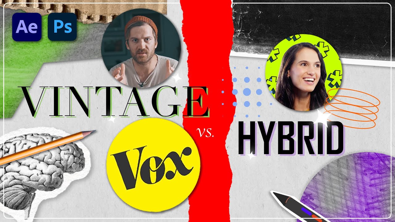 Vintage vs Hybrid Collage Styles Explained (Advanced Motion Graphics Tutorial)