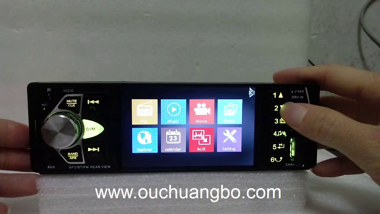 ouchuangbo car audio stereo MP5  media palyer OCB-4022D